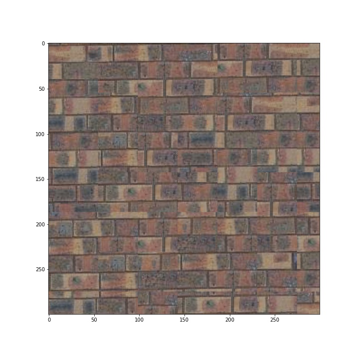 Simple Quilting of bricks